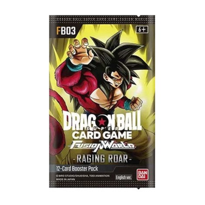 Dragon Ball Super Card Game Fusion World FB03 Raging Roar – Booster Box 24 Buste – ENG