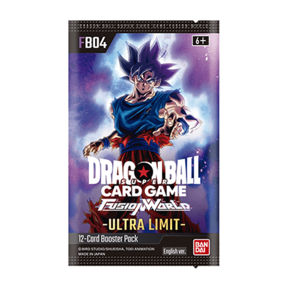Bustina Dragon Ball Super Card Game Fusion World FB04 Ultra Limit in inglese