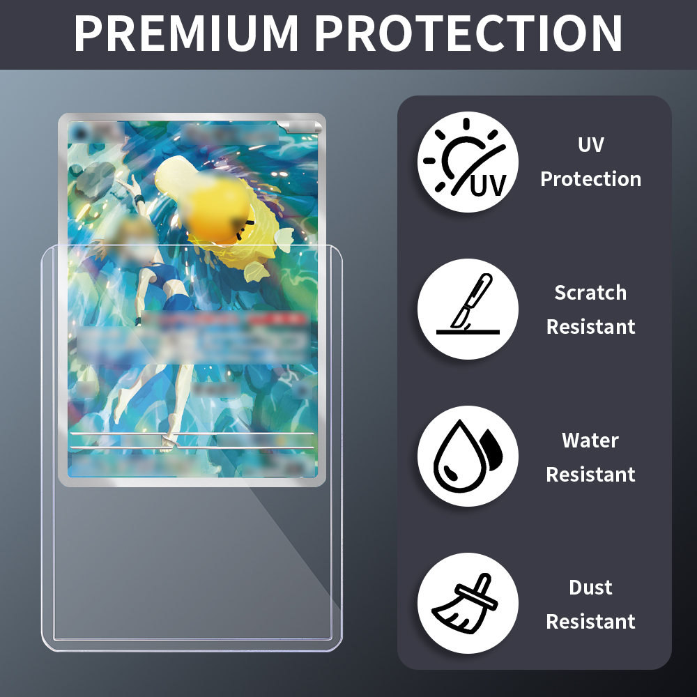AEGIS PX08 – 25 Top Loader Rigidi 35PT per Carte TCG 3"×4"
