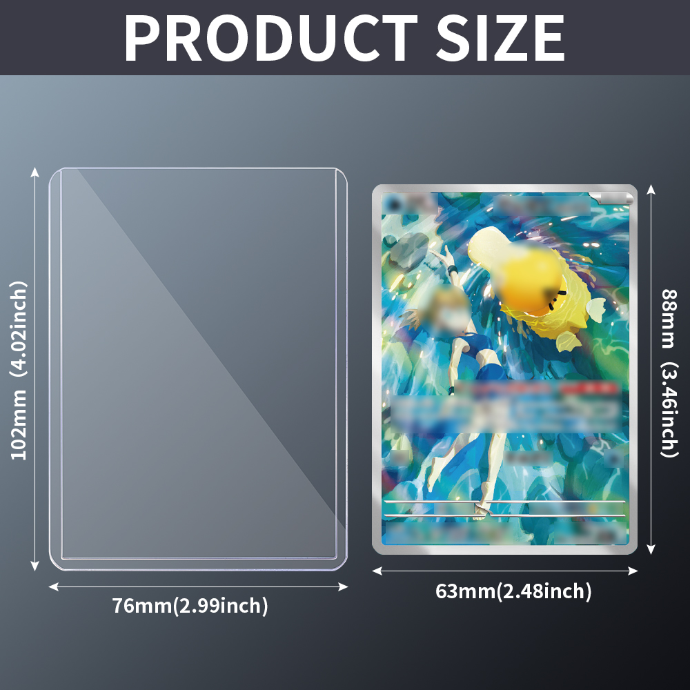 AEGIS PX08 – 25 Top Loader Rigidi 35PT per Carte TCG 3"×4"