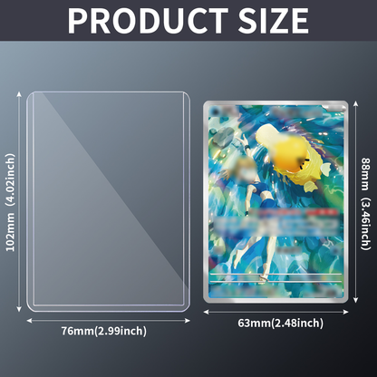 AEGIS PX08 – 25 Top Loader Rigidi 35PT per Carte TCG 3"×4"
