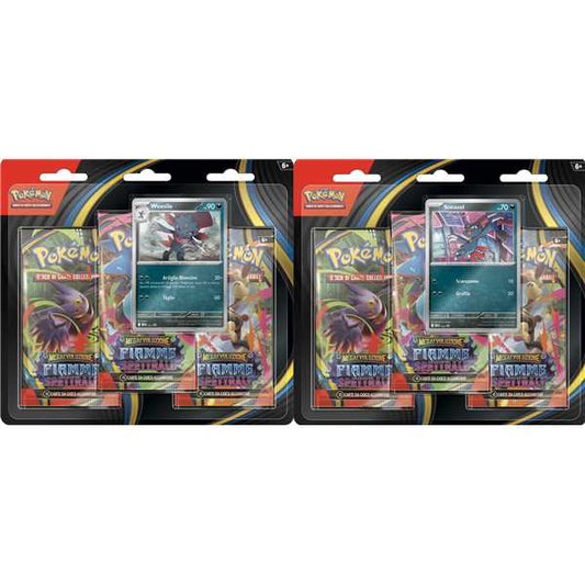 Megaevoluzione: Fiamme Spettrali - 3 Pack Blister - Weavile (ITA)