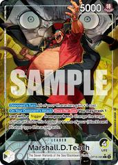 Marshall.D.Teach OP16-080 Leader Alternate Art – The Time of Battle OP-16 – ENG – RAW