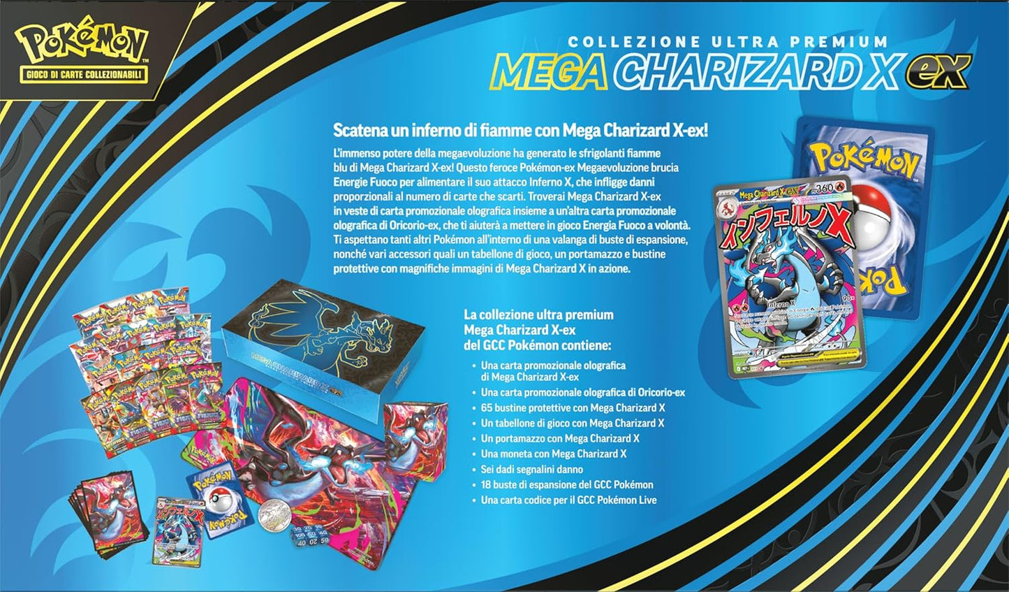 Pokémon GCC – Collezione Ultra Premium Mega Charizard X-ex – ITA