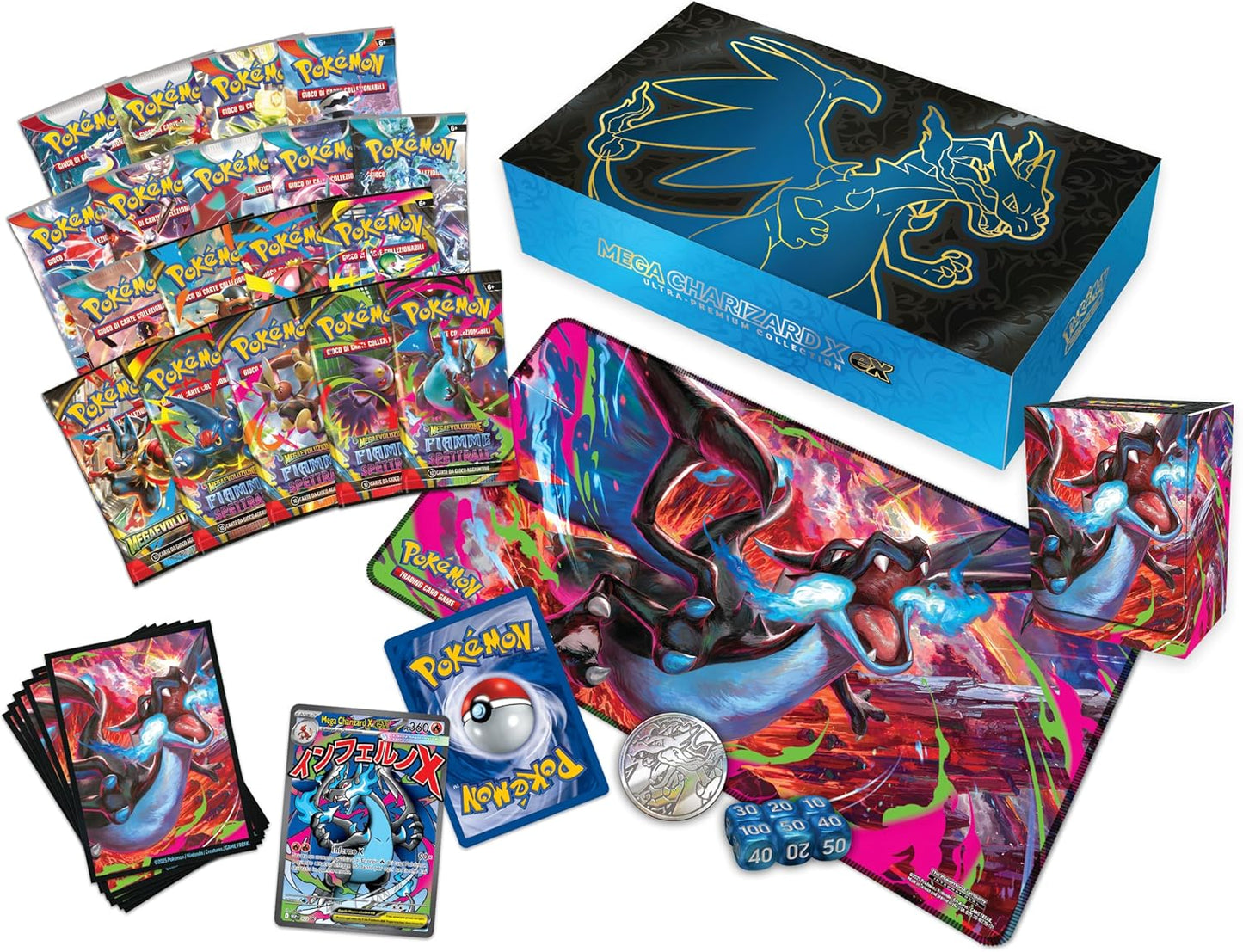 Pokémon GCC – Collezione Ultra Premium Mega Charizard X-ex – ITA
