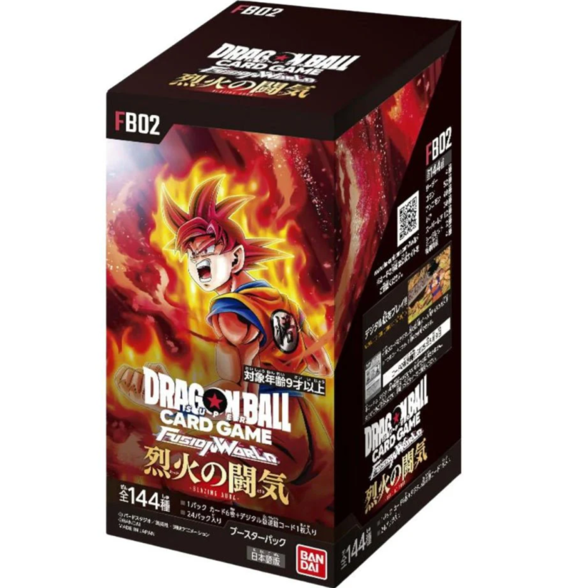 Dragon Ball TCG FB02 Fusion World Blazing Aura - Booster Box [JAP]