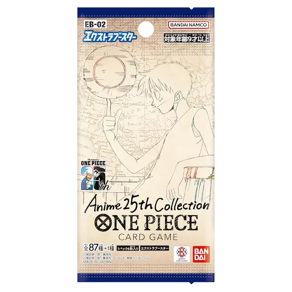One Piece Card Game Extra Booster Anime 25th Collection – EB02 Bustina (JP)