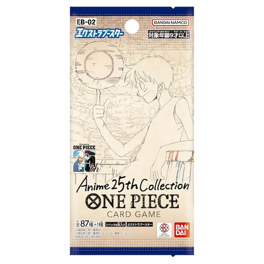 One Piece Card Game Extra Booster Anime 25th Collection – EB02 Bustina (JP)