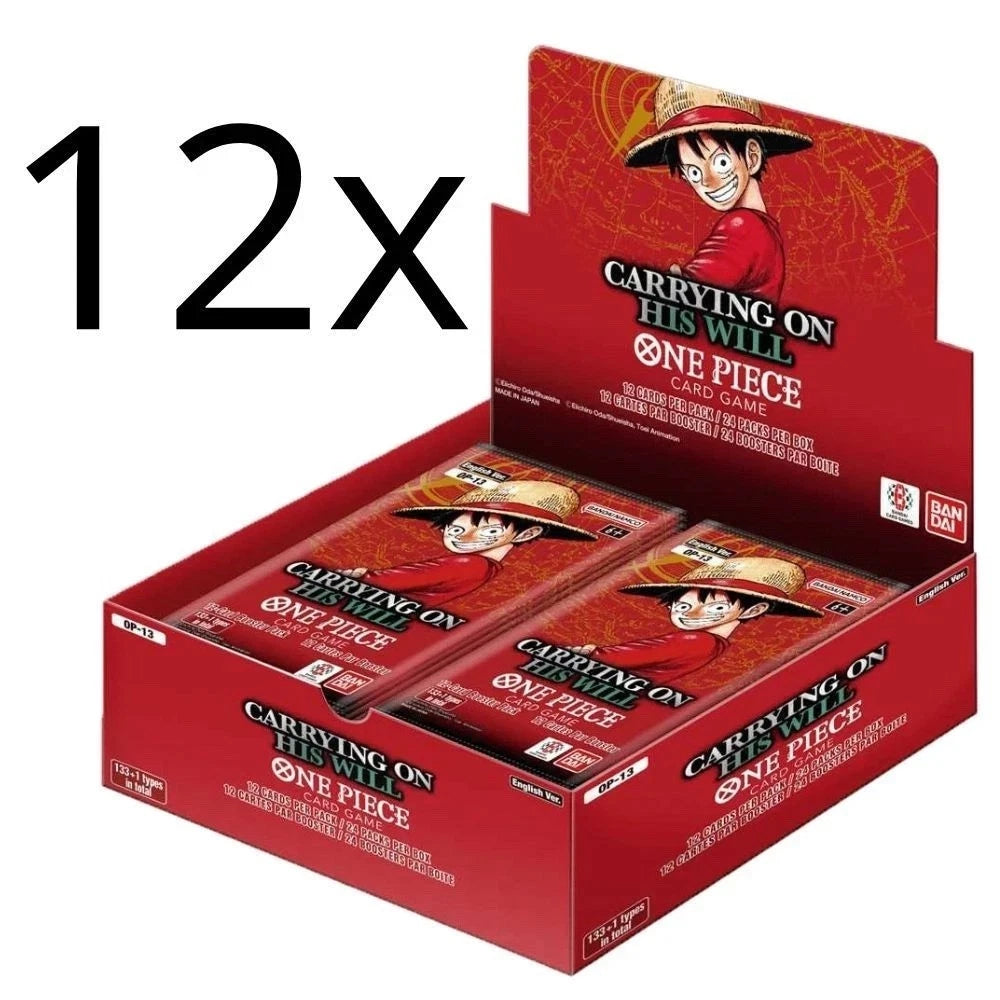 One Piece OP13 Carrying On His Will sealed case 12 booster box English
