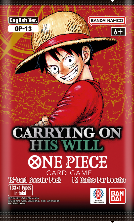 One Piece OP13 - Carrying on His Will - Busta Paper Sleeve (ENG)